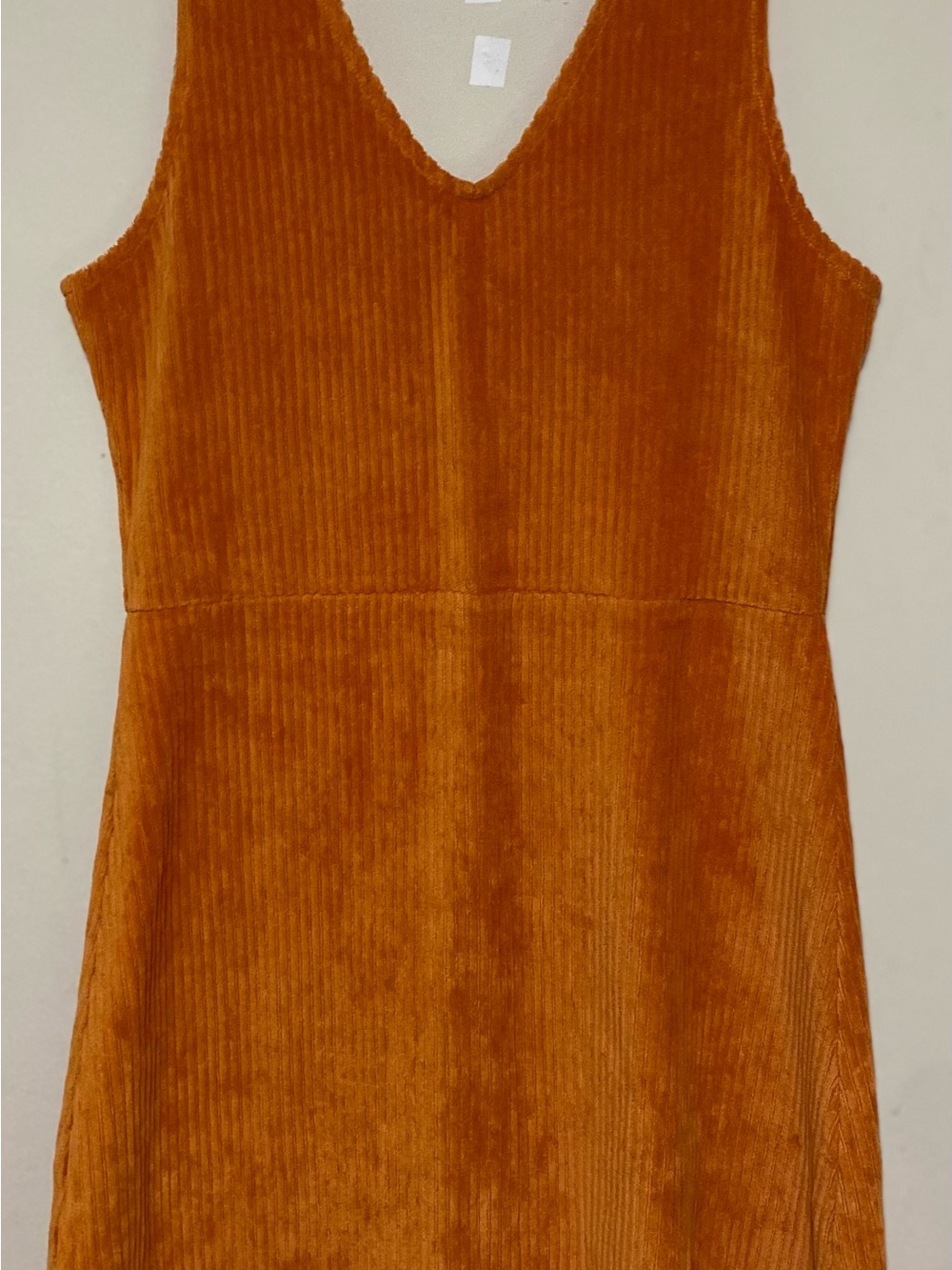 Simons Rust Corduroy Button Mini Dress - Picture 2 of 6